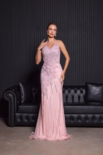 فستان سهرة موديل 8877