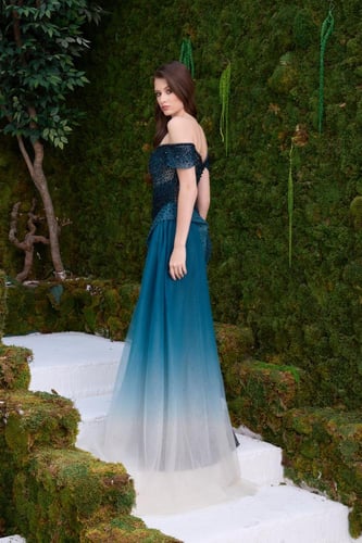 فستان سهرة موديل 155