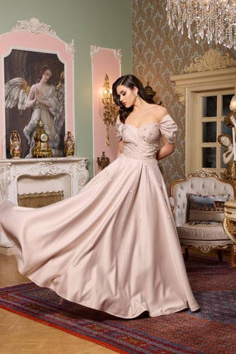 فستان سهرة موديل 24073