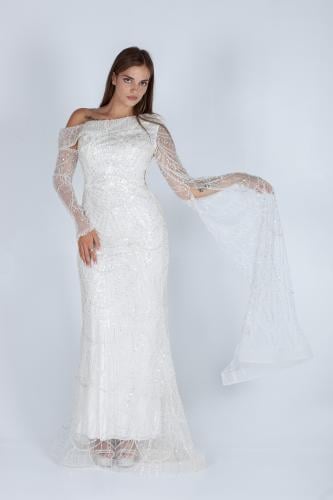 فستان سهرة موديل 0685