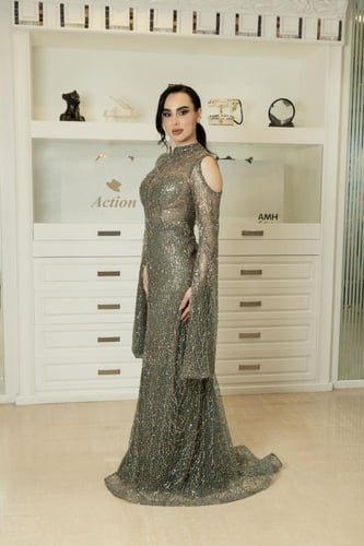 فستان سهرة موديل 01245