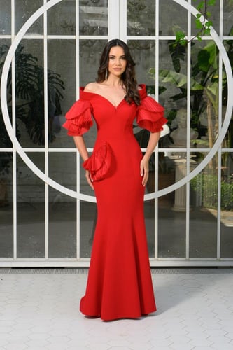 فستان سهرة موديل 452544