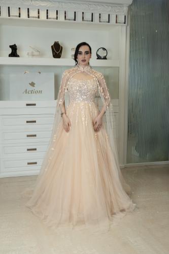 فستان سهرة موديل 884