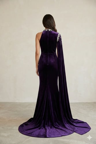 فستان سهرة موديل 01274