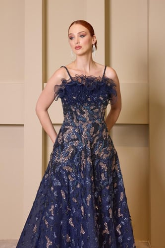 فستان موديل سهرة 8821