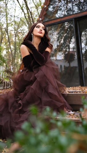 فستان سهرة موديل 10313