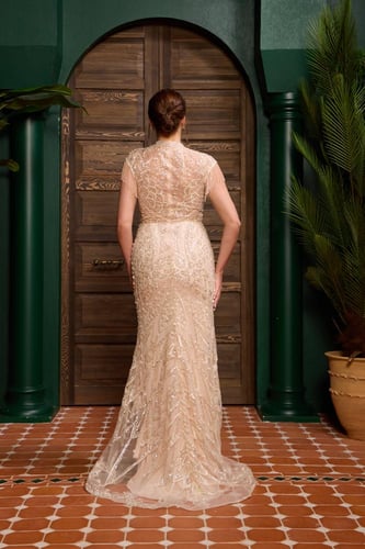 فستان سهرة موديل 40077