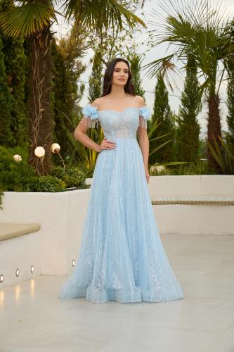 فستان سهرة موديل 886