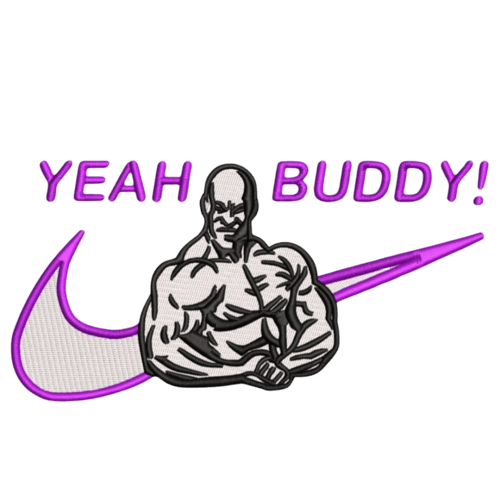 تطريز تيشيرت عضل