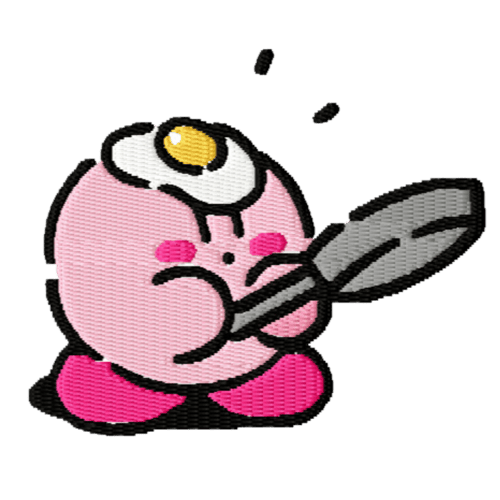 تطريز تيشيرت كيربي