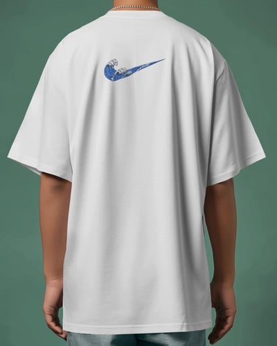 تطريز تيشيرت موج