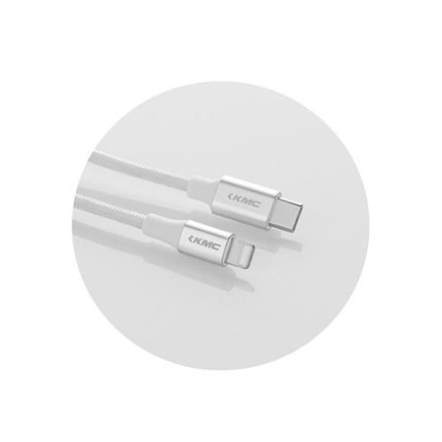 كابل آيفون KMC معتمد من شركة أبل موديل KMFI05M2 W