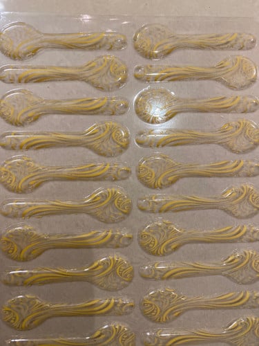 استكرات شكولاته شكل ملاعق 22 حبه