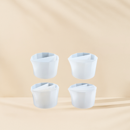 كاس خلط سيليكون متعدد الأقسام