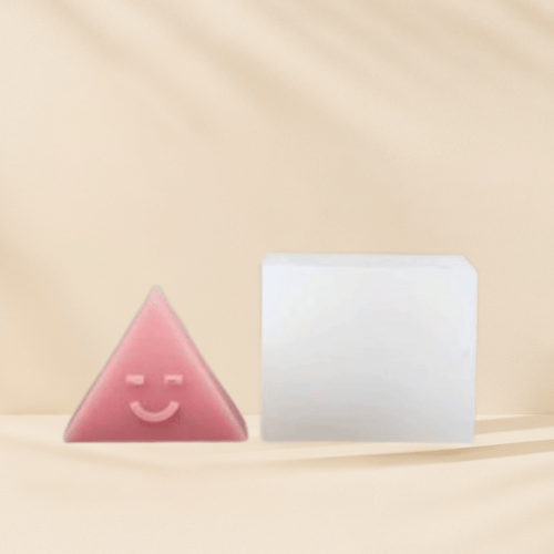 قالب سيليكون ديكوري – شكل عصفور ومثلث مبتسم