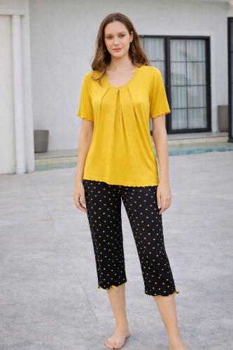 طقم برمودا نسائي ماركة Miss MERYEM التركية