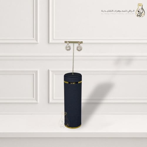 طقم بتصميم دائري مرصع بزركون