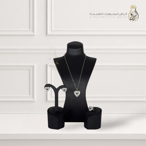 طقم قلب الزركون