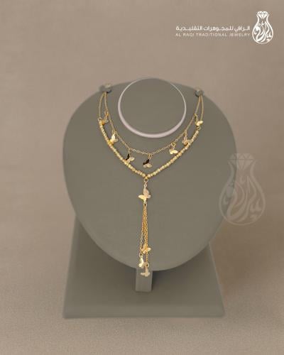 عقد بديل الذهب نثر الفراشة