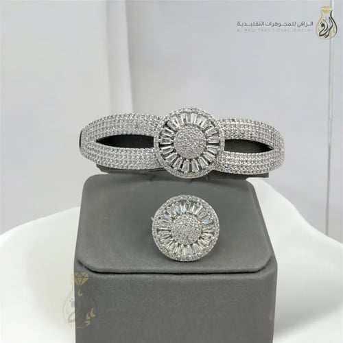 بكج أطقم زركون ذهبي وفضي فاخر