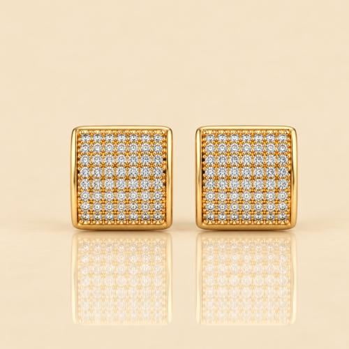 Zircon glitter earrings