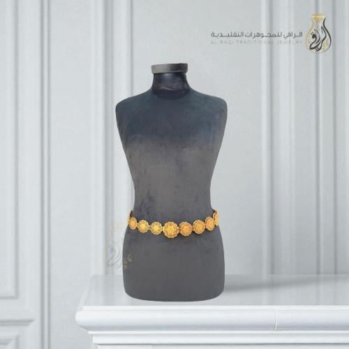 حزام بديل الذهب زهرة الأصالة
