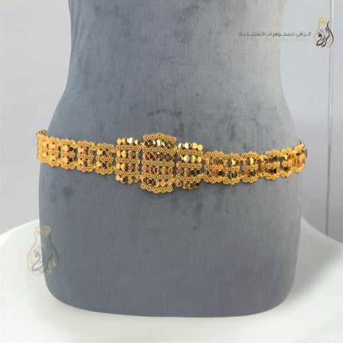 حزام بديل الذهب زخرفة دائرية