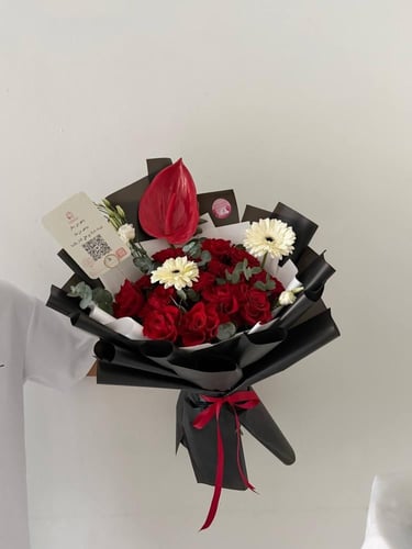 باقة الرونق الأحمر