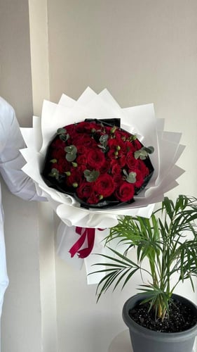 باقة الروز الاحمر
