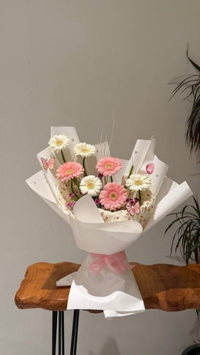 باقة حلم وردي