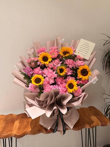 باقة شمس الورود