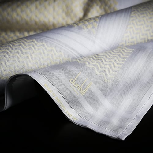 شماغ دنهل كشمير ابيض صوف