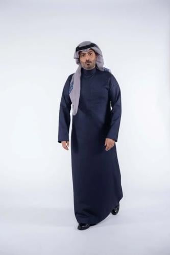 ثوب الشياكة شتوي كحلي, سحاب رجالي