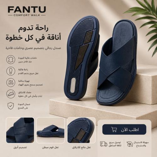 حذاء رجالي جلد طبيعي