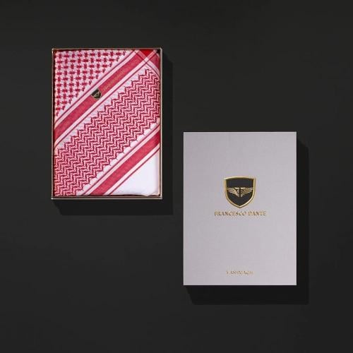 شماغ فرانشيسكو دانتي أحمر