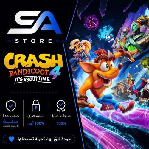 لعبة كراش Crash Bandicoot 4 Its About Time سوني 4