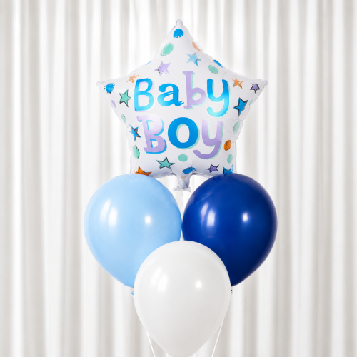 Baby Boy Star Balloon