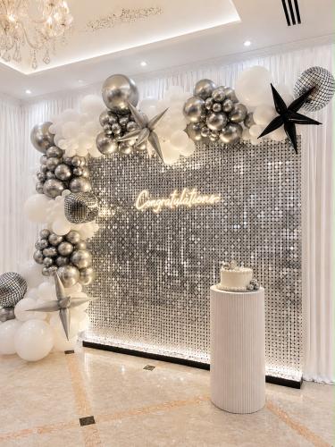 ديكور خلفية جلتر-Glitter stand party decorations
