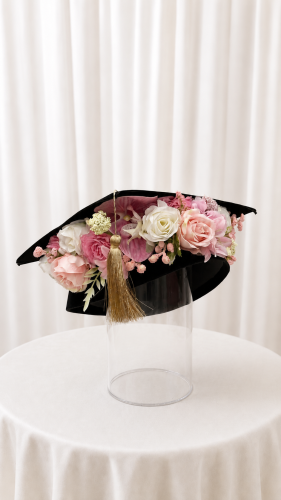 Luxury Pink Graduation Cap