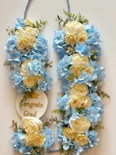 عقد ورد صناعي مع أكرليك 3 - artificial flower neck...