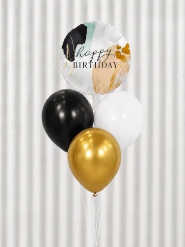 Round birthday balloon - Happy Birthday