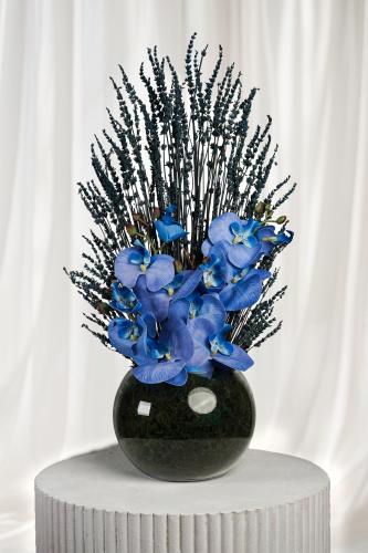 Blue Lavender Delight Vase