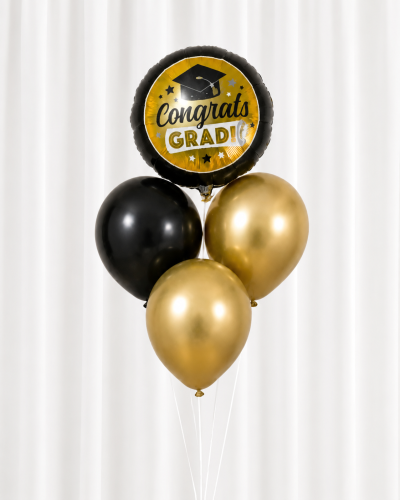 Graduation balloon Gold