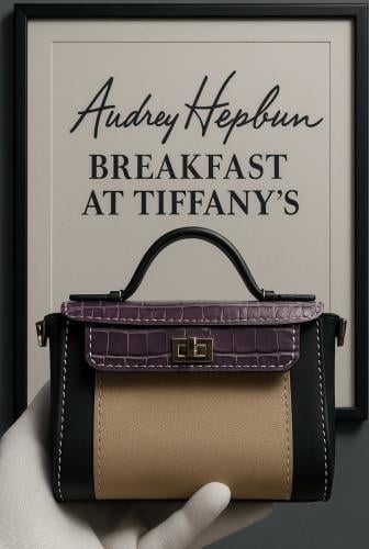 Audrey Hepburn micro - Black Alligator