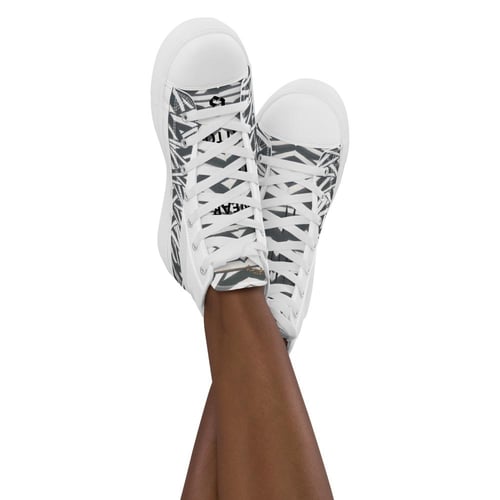 Hight top canvas shoes