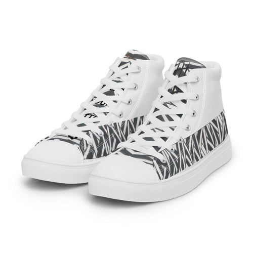 Hight top canvas shoes