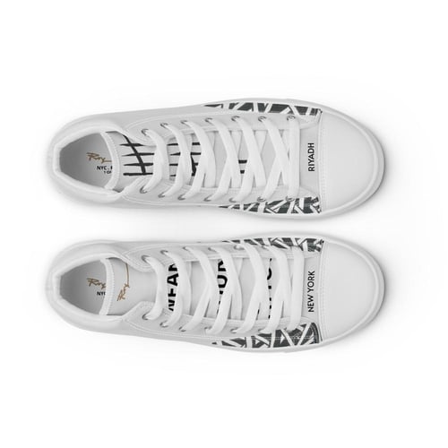 Hight top canvas shoes