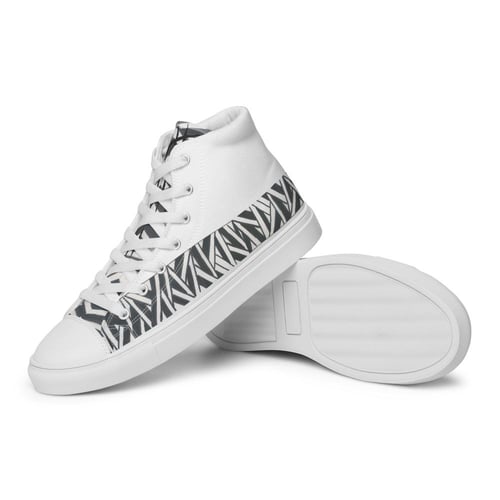 Hight top canvas shoes