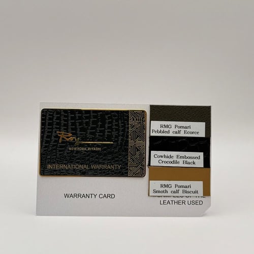 Crocodile Embossed Cowhide