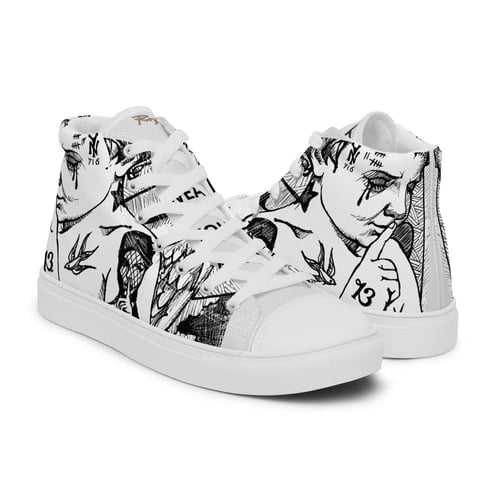 One Of One) Hight top canvas shoes)